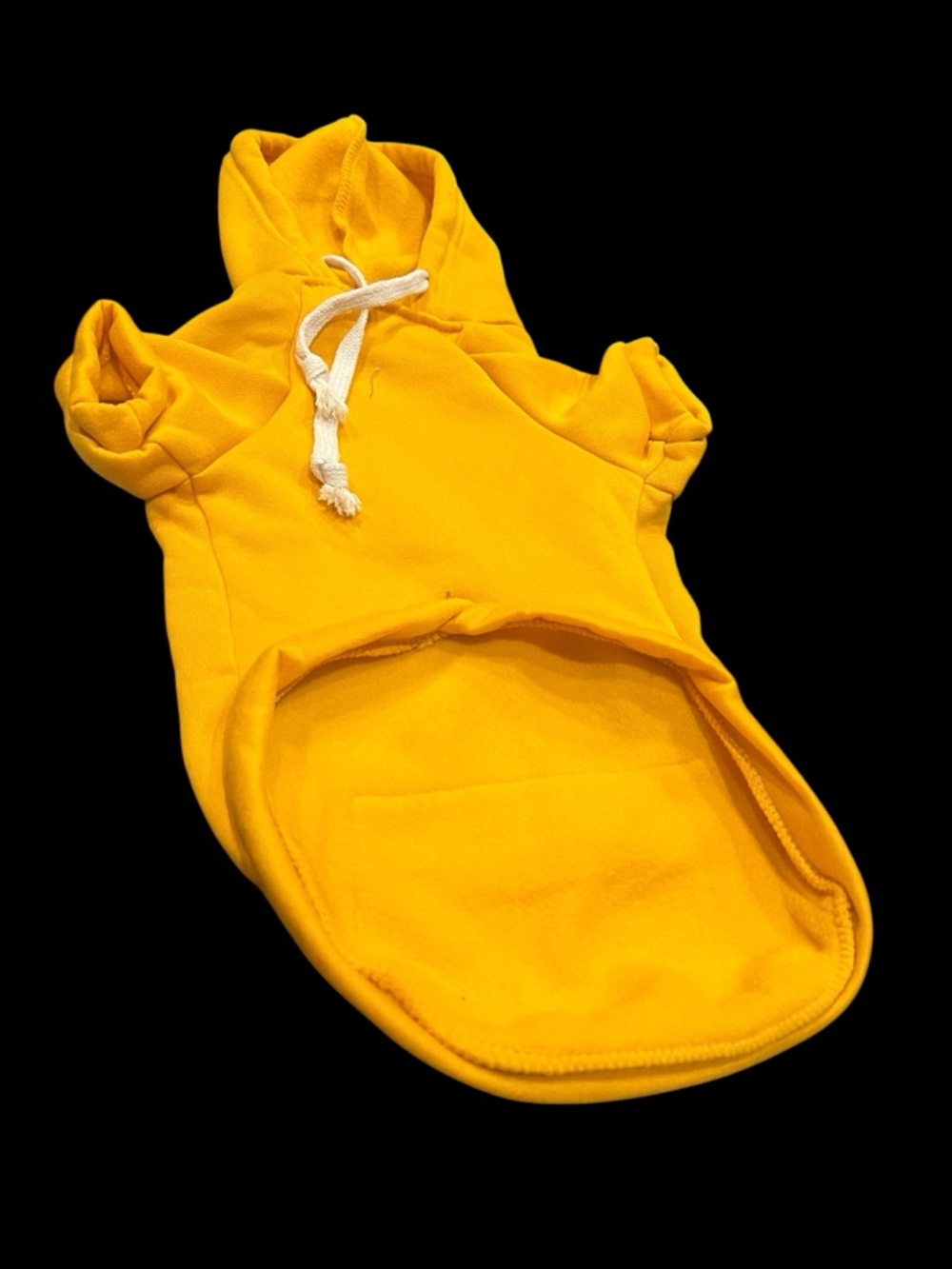 Yellow Pet Hoodie with Drawstring Hood – 2XL (NWT)